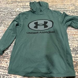 Green men’s Under Armour hoodie